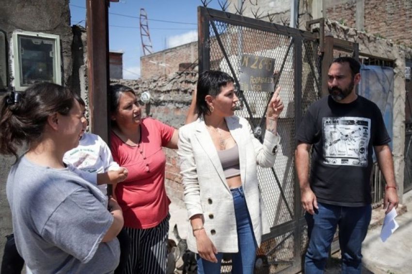 Mayra supervisó un operativo integral de limpieza en Solano