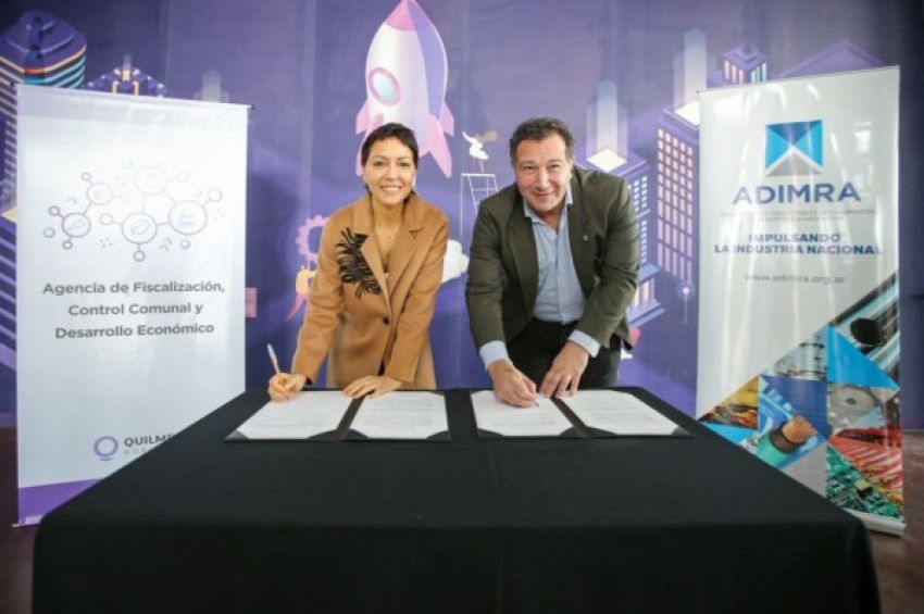 Mayra se reunió con industriales metalúrgicos y firmó un compromiso de colaboración mutua con ADIMRA