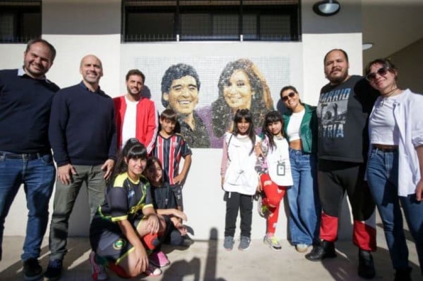 Mayra inauguró el nuevo Polideportivo Municipal Cristina Corazón en Bernal Oeste