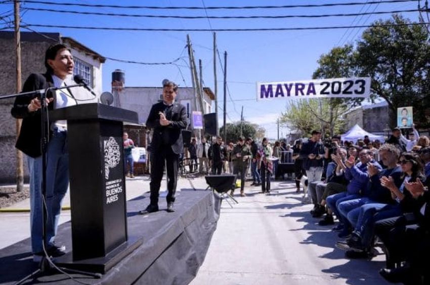 Mayra y Kicillof: «Necesitamos más tiempo de gestión para profundizar este proyecto de trabajo»