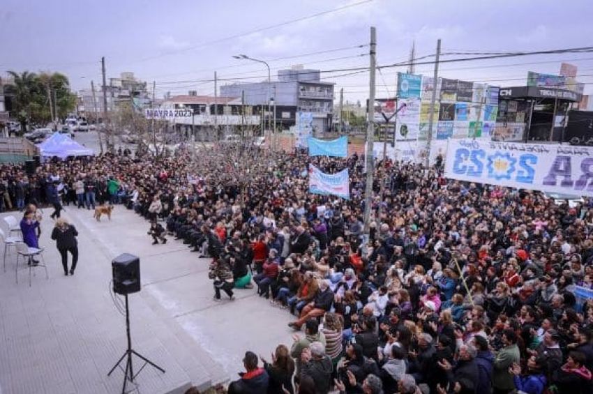 Mayra inauguró la primera etapa de las obras del nuevo edificio del ISFDT Nº 83 de Solano