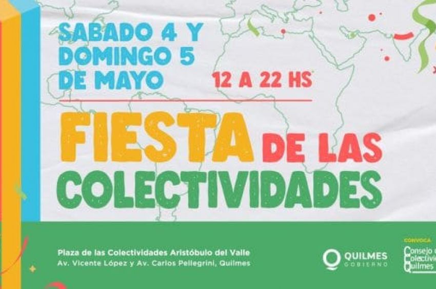 Este fin de semana regresará la gran Fiesta de las Colectividades de Quilmes