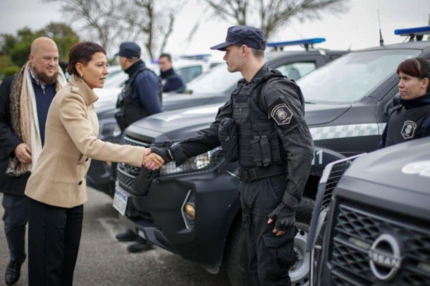 Mayra dio inicio a un nuevo megaoperativo de seguridad en la Ribera de Quilmes