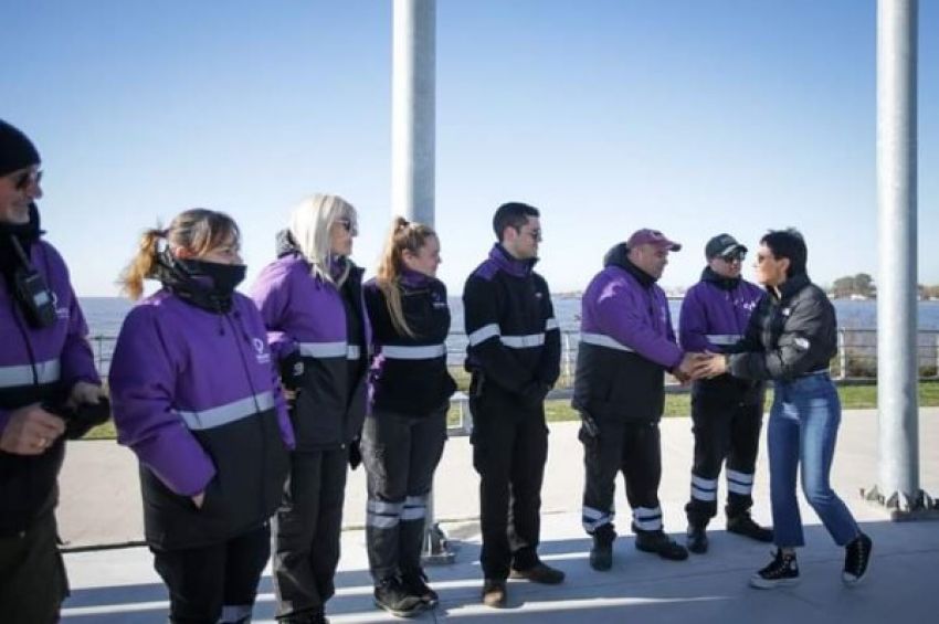 Mayra reforzó las áreas de Defensa Civil y Guardavidas con nuevos insumos y herramientas
