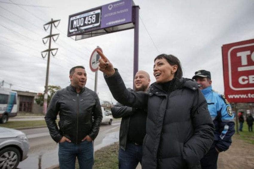 Mayra supervisó un nuevo operativo policial en Ezpeleta