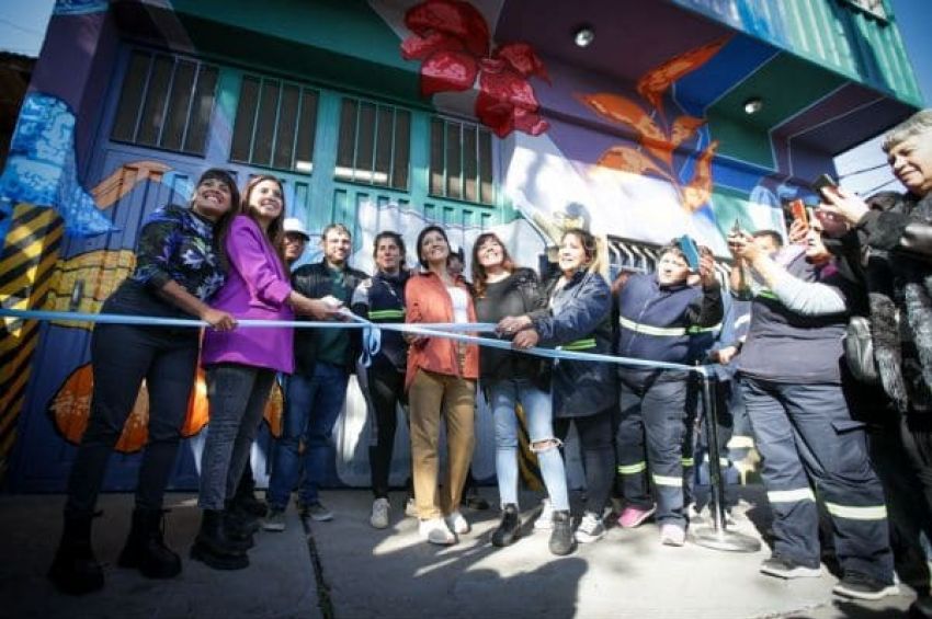 Mayra, Juan Grabois y Daniela Vilar inauguraron el primer Nodo Local de Reciclado en Quilmes