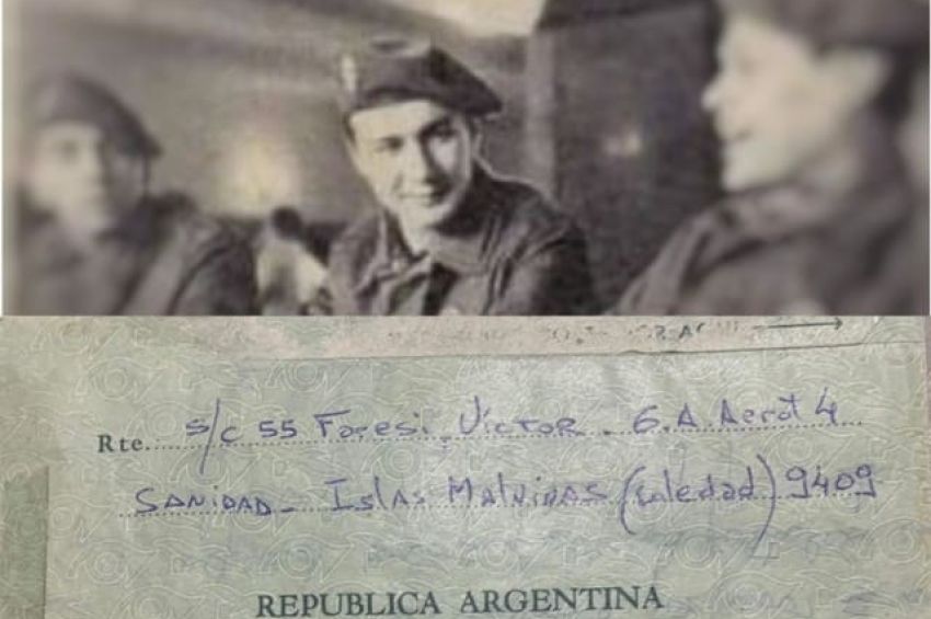 Devuelven a soldado una carta que le escribió a sus padres desde Malvinas en 1982