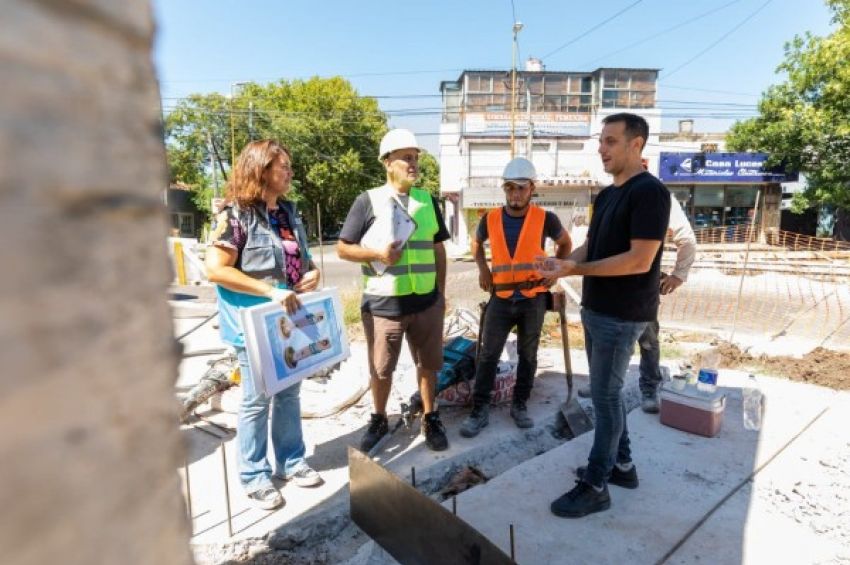 Lanús Gobierno avanza con nuevas obras en Remedios de Escalada en el marco del Parque Central Las Colonias