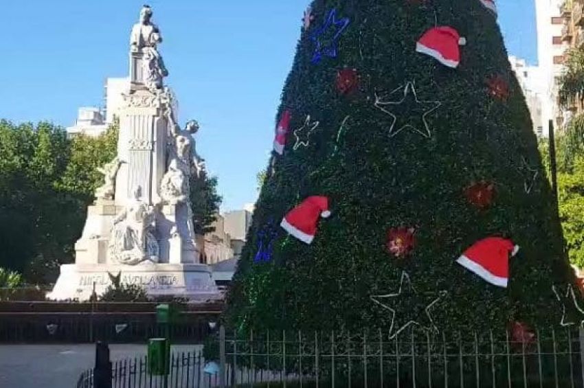Recibirán donaciones para Navidad en Plaza Alsina de Avellaneda