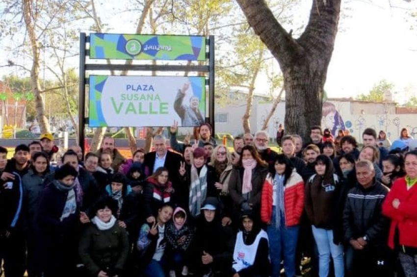 Fue inaugurada la Plaza Susana Valle en Avellaneda