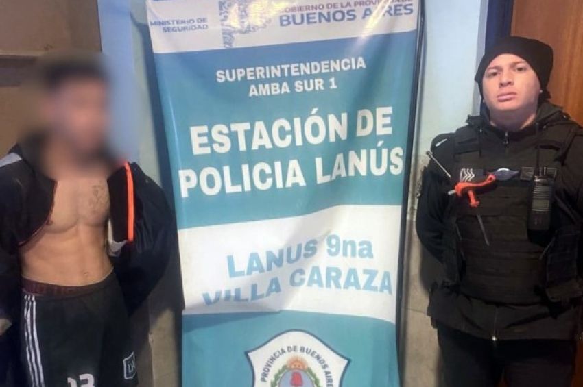 Lanús: detuvieron al «Polaquito», un delincuente muy buscado en la ciudad