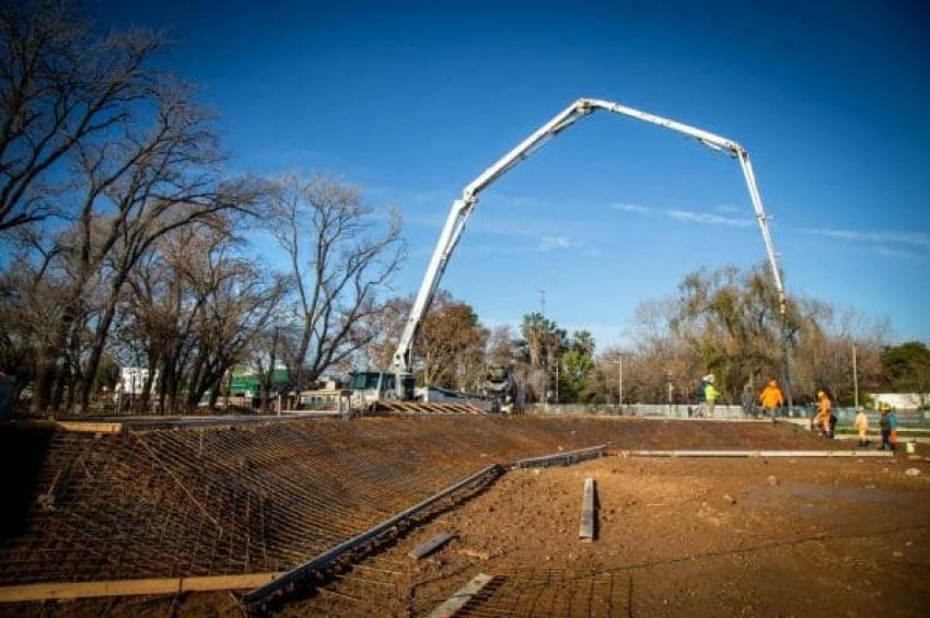 Avanzan las obras del nuevo Parque de La Ribera de Quilmes