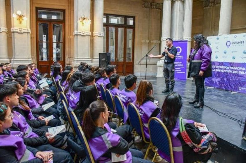 El municipio de Quilmes capacitó a 500 Preventores Comunitarios sobre seguridad vial y ordenamiento urbano