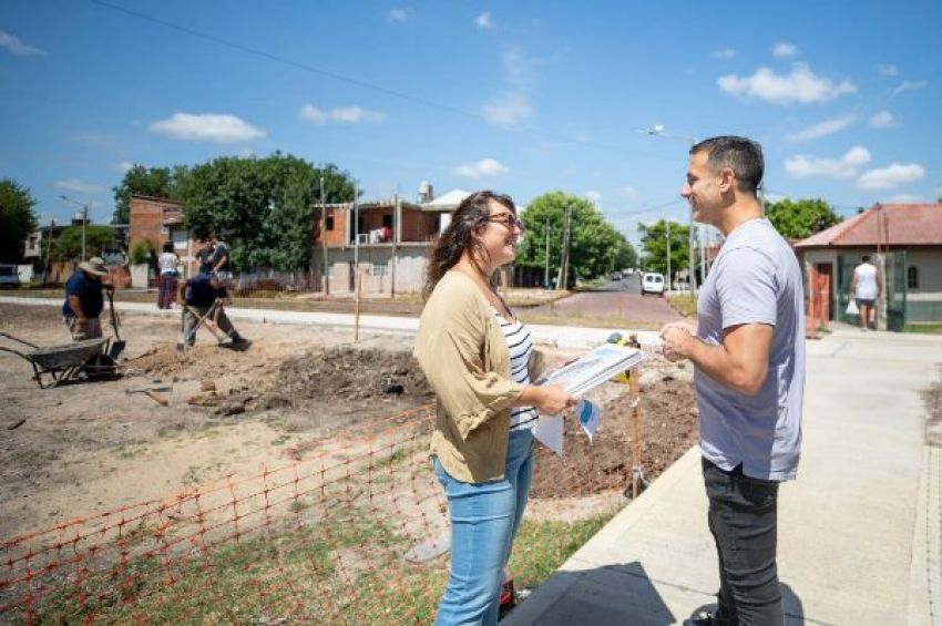 Distrito La Ribera: Lanús Gobierno avanza con las obras en el Parque Lineal del Oeste