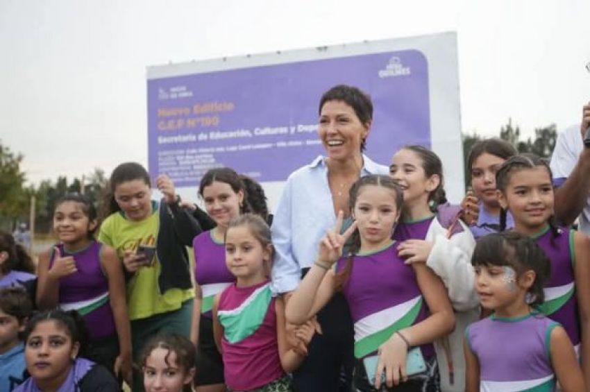 Mayra anunció el inicio de la obra del edificio propio para el CEF N°190 de Villa Alcira