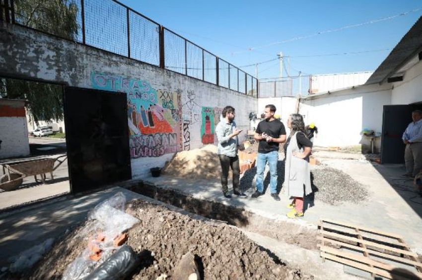 Lanús Gobierno avanza con las obras en la Escuela Secundaria N°54 de Monte Chingolo