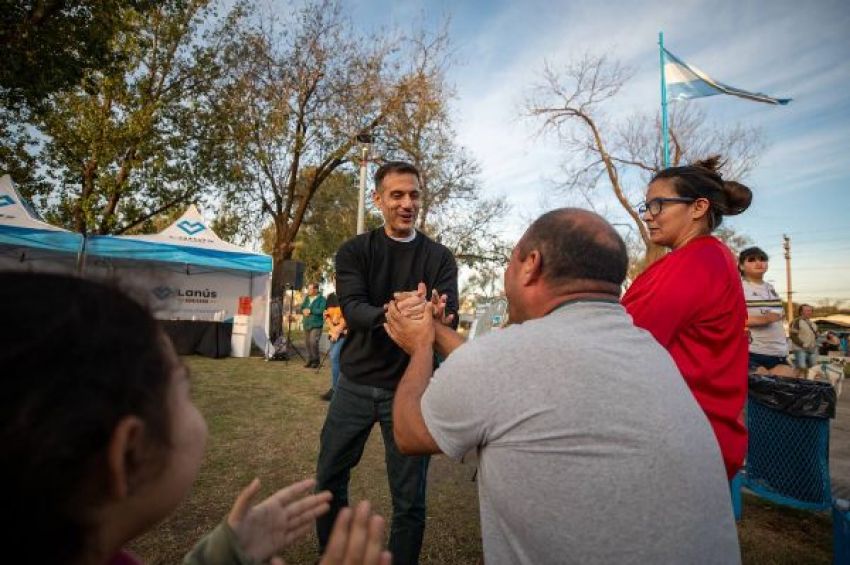 Lanús Gobierno avanza con los trabajos en el Distrito La Ribera
