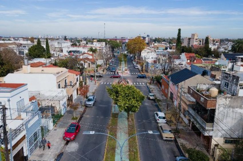 Lanús Gobierno avanza en las obras en los boulevares de Madariaga