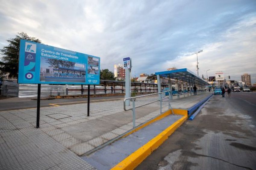 Lanús Gobierno habilitó las dársenas I y II de la nueva Estación