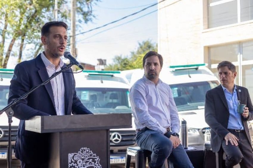 Julián Álvarez y Kicillof lanzaron un nuevo sistema de emergencias de salud en Lanús