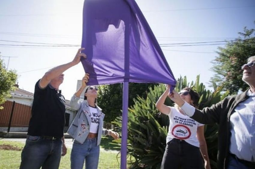 Mayra participó de un homenaje a Luis Laporte, quilmeño desaparecido en 1977