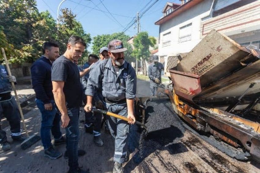 Lanús Gobierno puso en marcha la planta asfáltica municipal