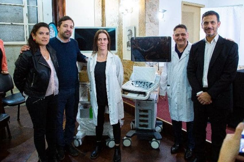 Sumaron un nuevo ecocardiógrafo y una torre de laparoscopía al Hospital Interzonal de Agudos Evita de Lanús
