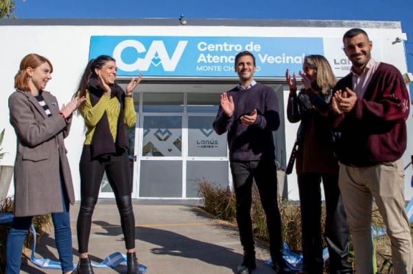 Lanús Gobierno lanzó el nuevo modelo de atención integral e inauguró el Centro de Atención Vecinal de Monte Chingolo