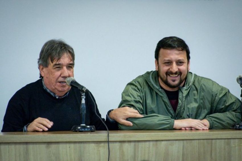 Ruben «Cholo» García y Emmanuel González Santalla se reunieron con representantes municipales junto a la Presidenta del IPS