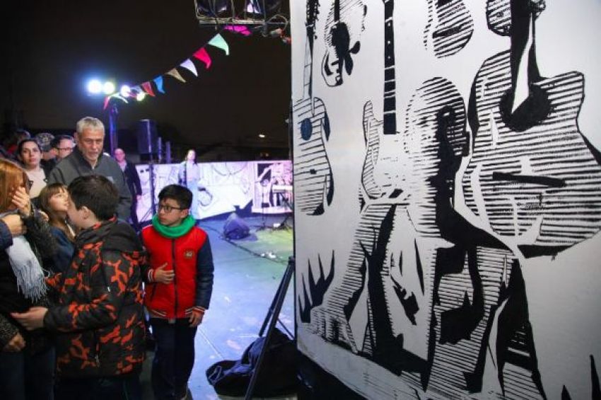 Ferraresi inauguró el Centro de Creación Musical «Sacha Chornobroff» en el Centro Cultural Alas del Sur