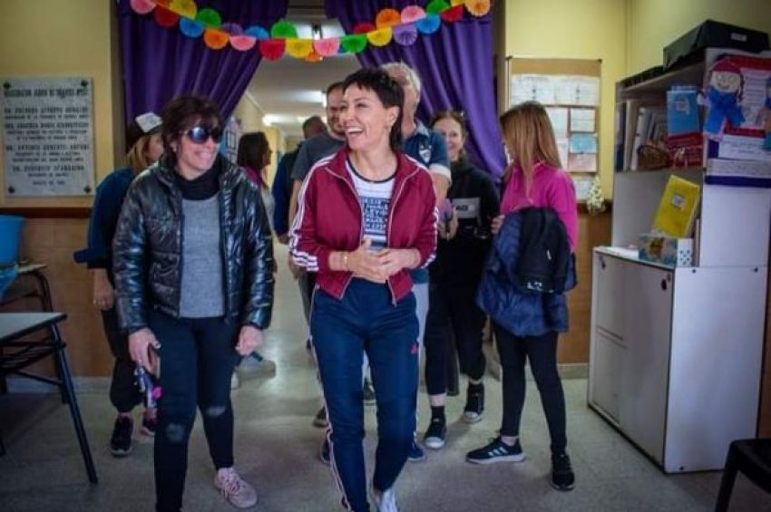 Mayra presente en la jornada solidaria «Participación+Comunidad» que se realizó en el Barrio La Paz