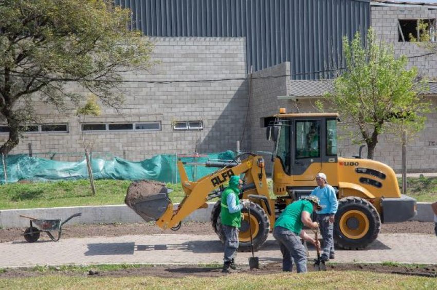 Lanús Gobierno avanza en la construcción del Parque Central Las Colonias