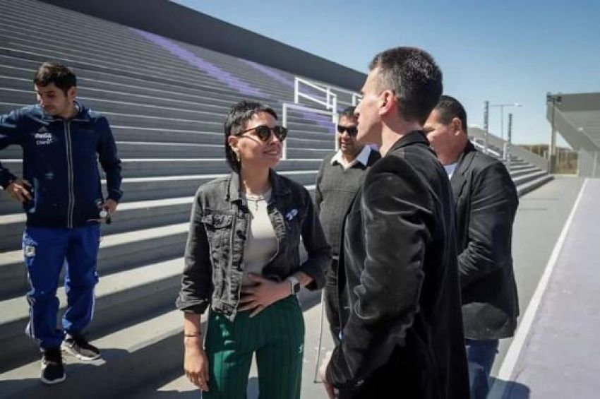 Mayra participó de un encuentro con deportistas y referentes del deporte para ciegos